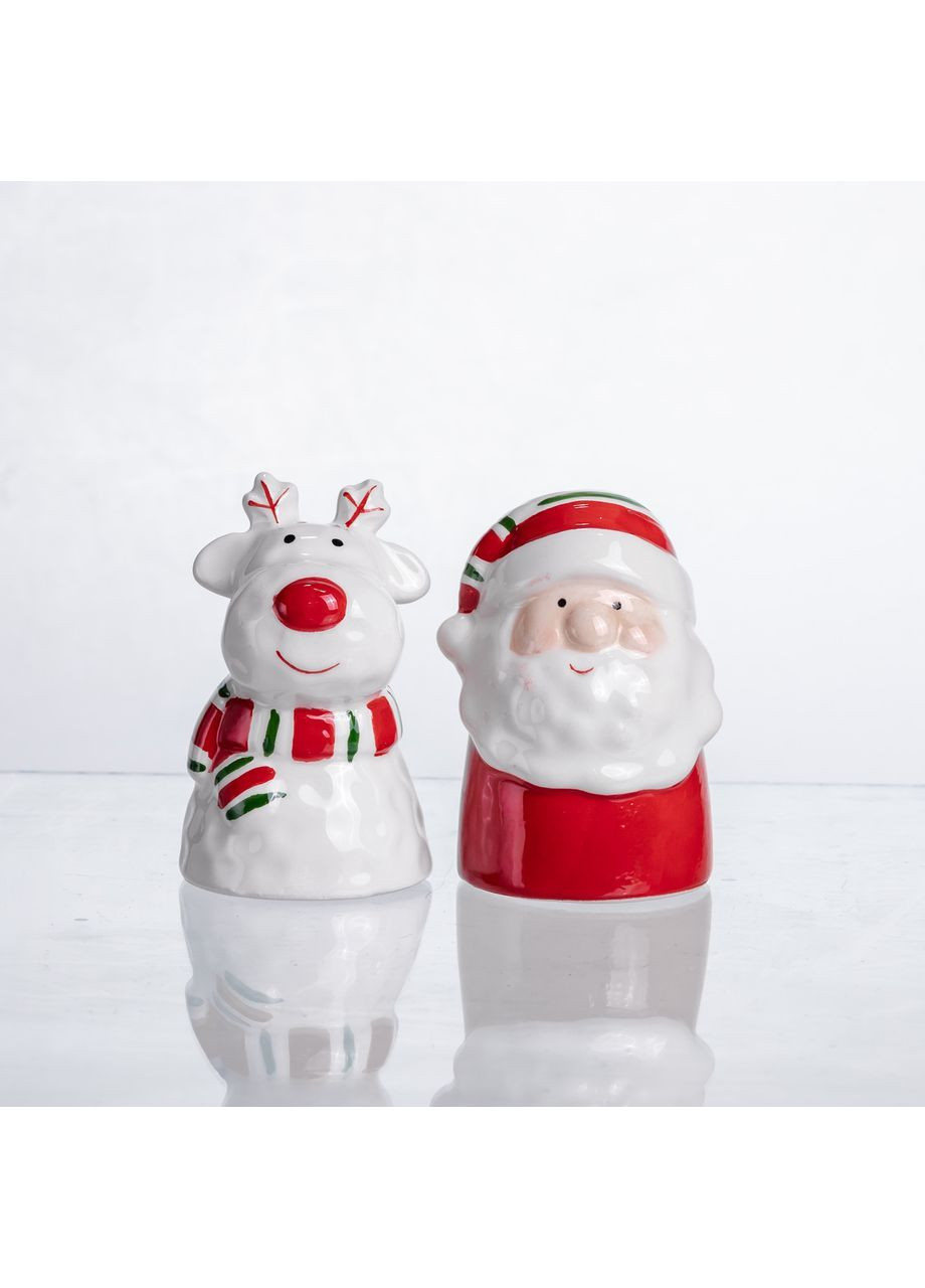 Набор емкостей для специй New Year фарфоровый 2 штуки по 100 мл Yiwu (368704019)