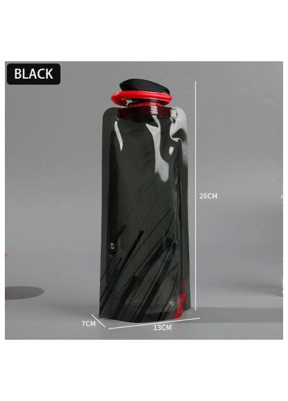 Пляшка для води (XK-BOTL001-BK) XoKo ChildCare 001 Black (369882702)