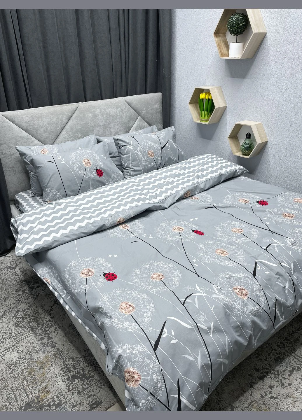 КПБ двоспальний Бязь Голд 700ZW 180х215 см. 70x70 Затишне Життя (297001045)