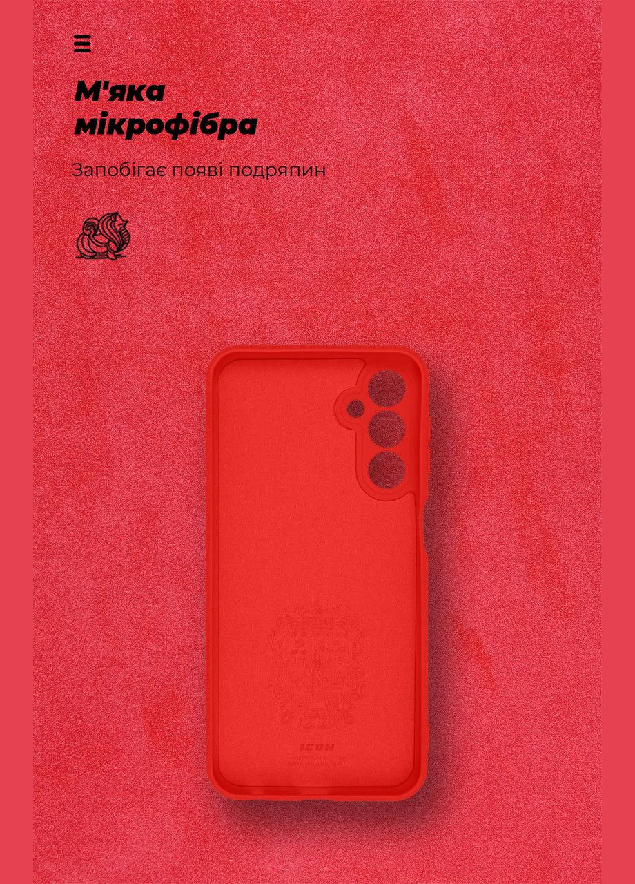 Чехол ICON для Samsung M34 5G (M346) Camera cover Red (ARM69638) ArmorStandart (327889036)