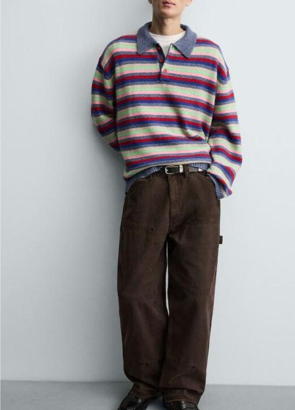 Цветная футболка-поло для мужчин Zara