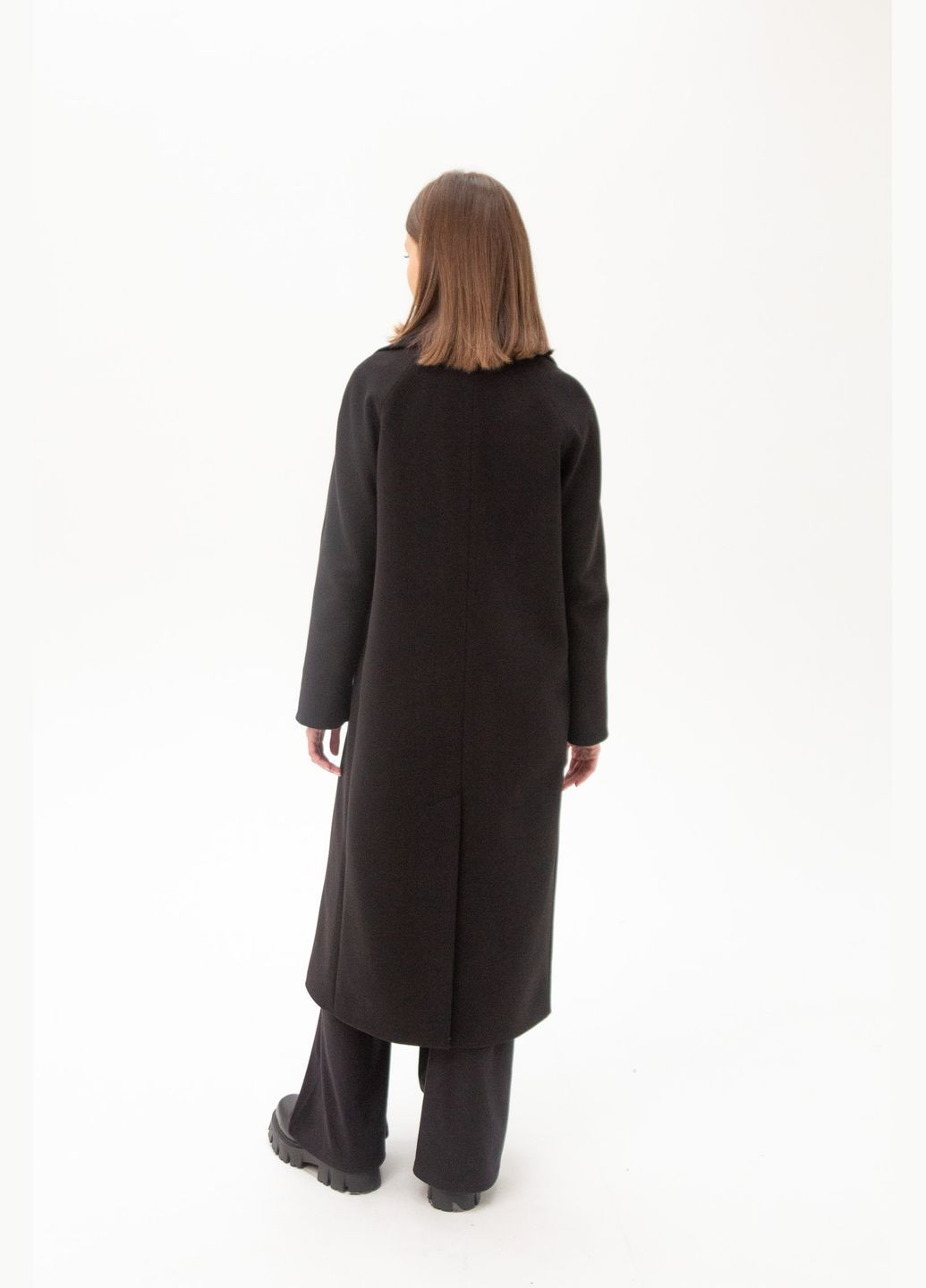 Черное демисезонное Пальто демесезонное CHICLY