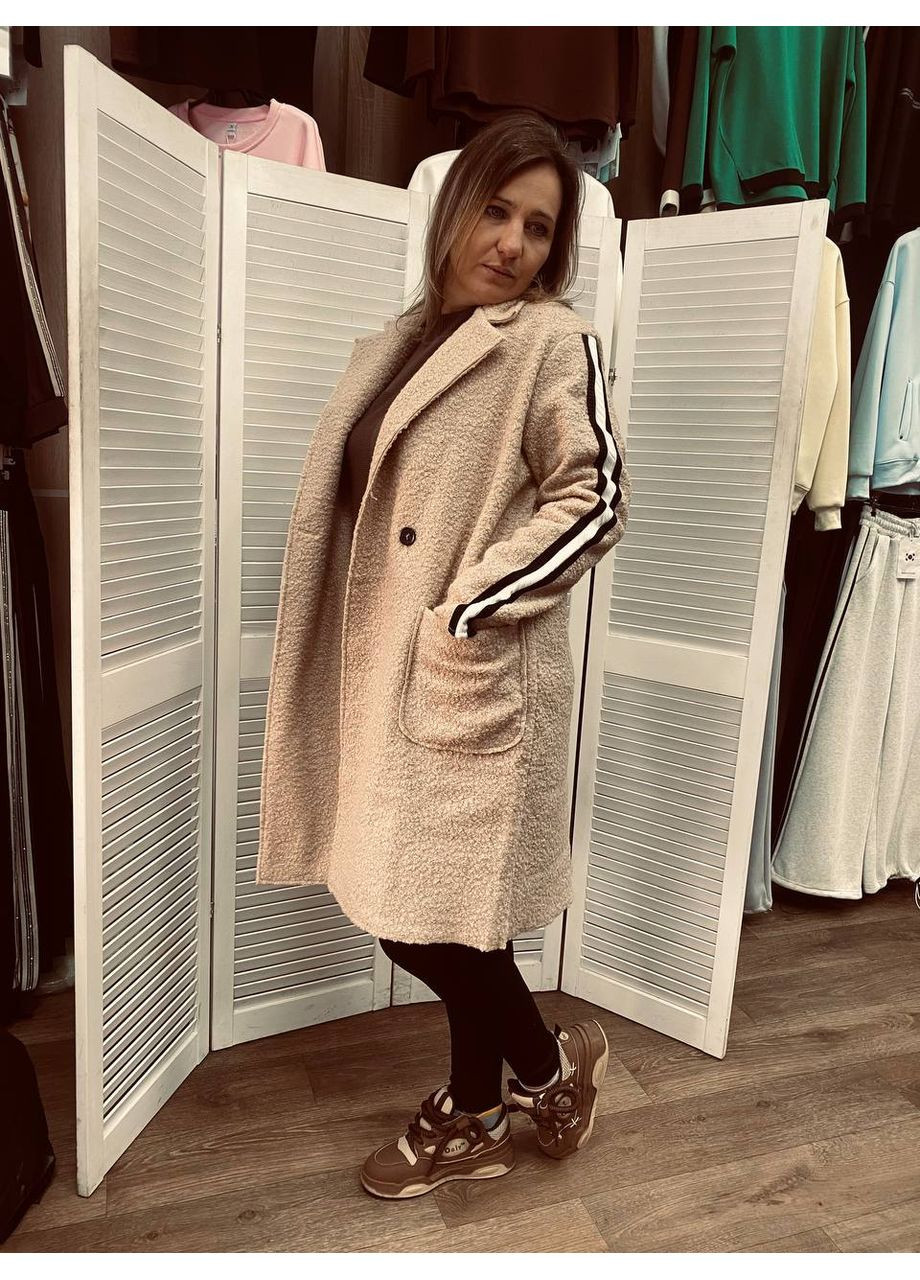 Світло-бежеве демісезонне Жіноче пальто FINO Mode