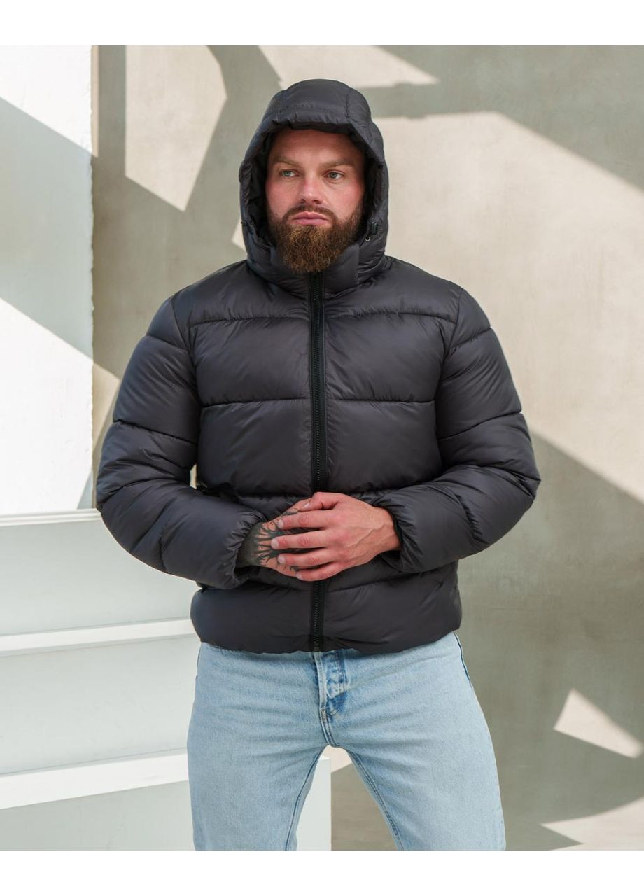 Графітовий зимній Пуховик Vakko
