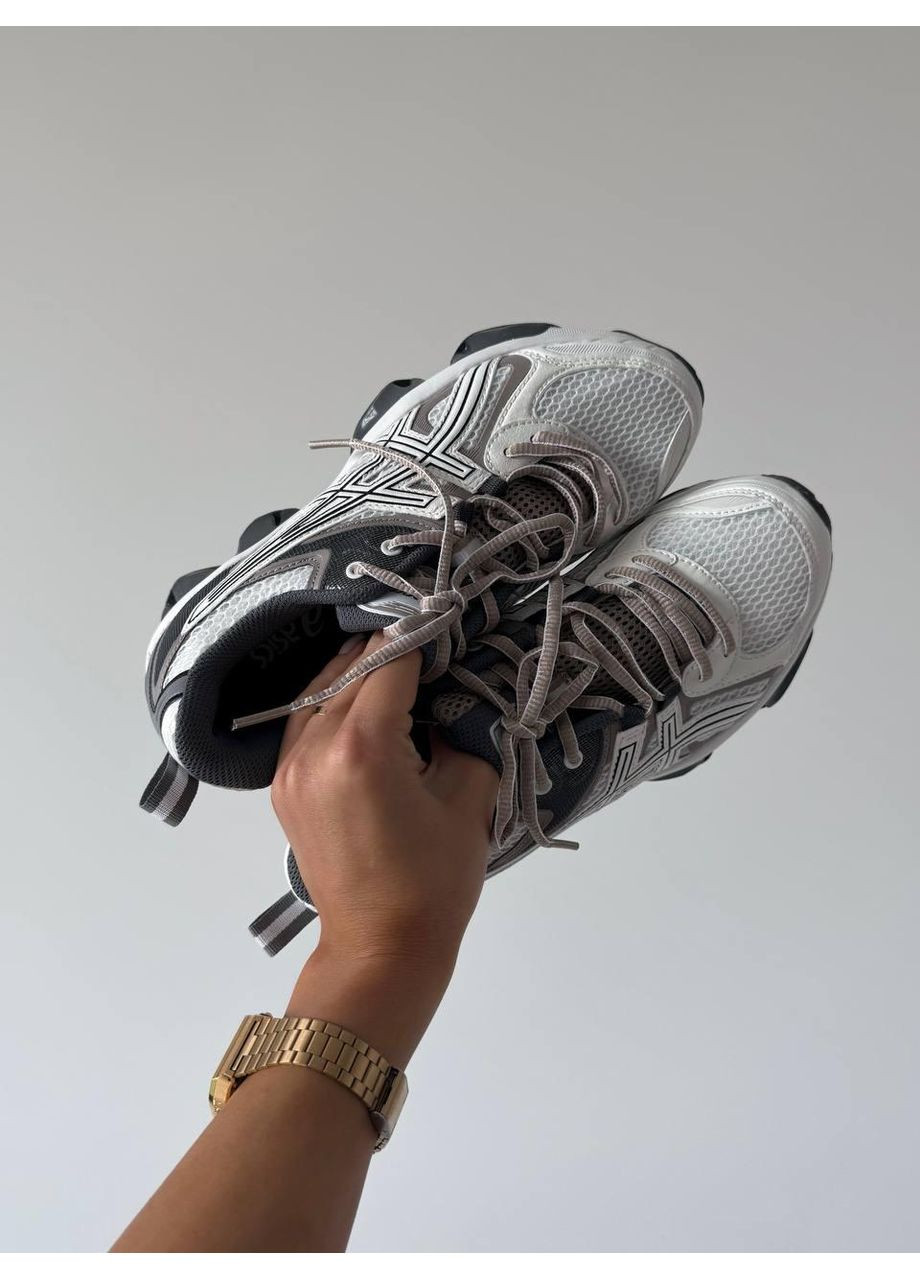 Черные демисезонные кроссовки мужские asics gel-quantum kinetic silver black асикс гель квантум No Brand