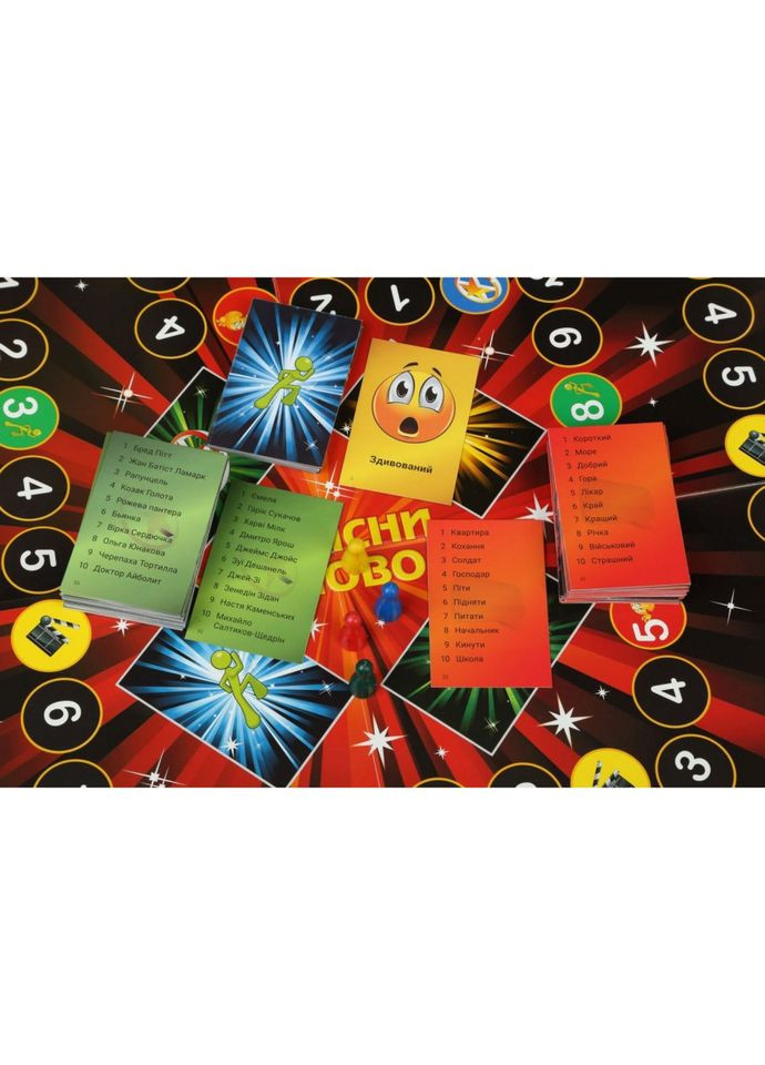 Настільна гра "Поясни слово" 910800-U картки зі словами, ігрове поле Arial (300694050)