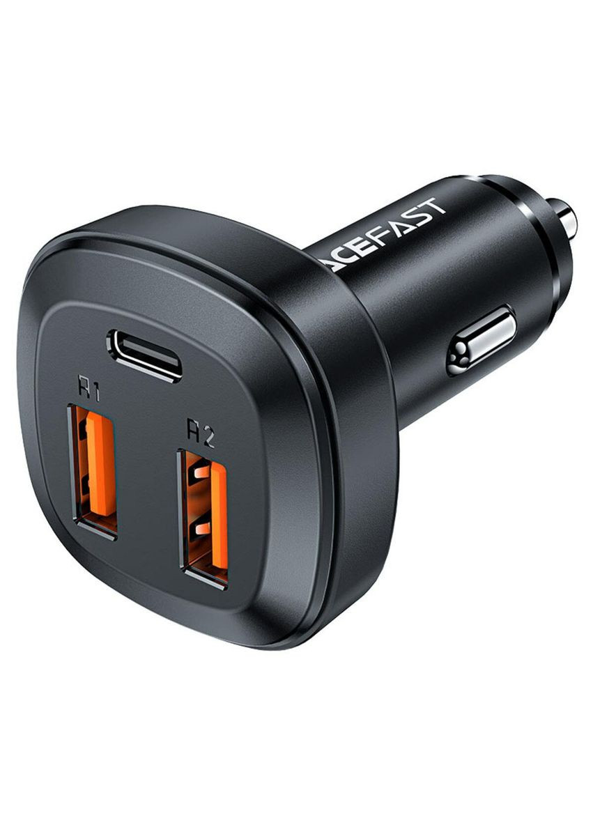 Автомобильное зарядное устройство B9 66W(2USB-A+USB-C) three port metal car charger Acefast (361232460)