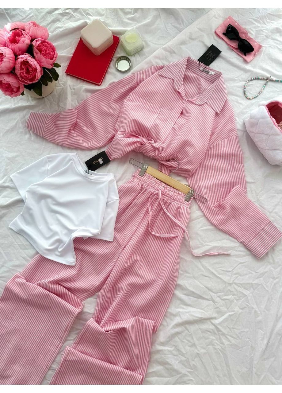 Жіночий комплект із льону Україна (349817837)