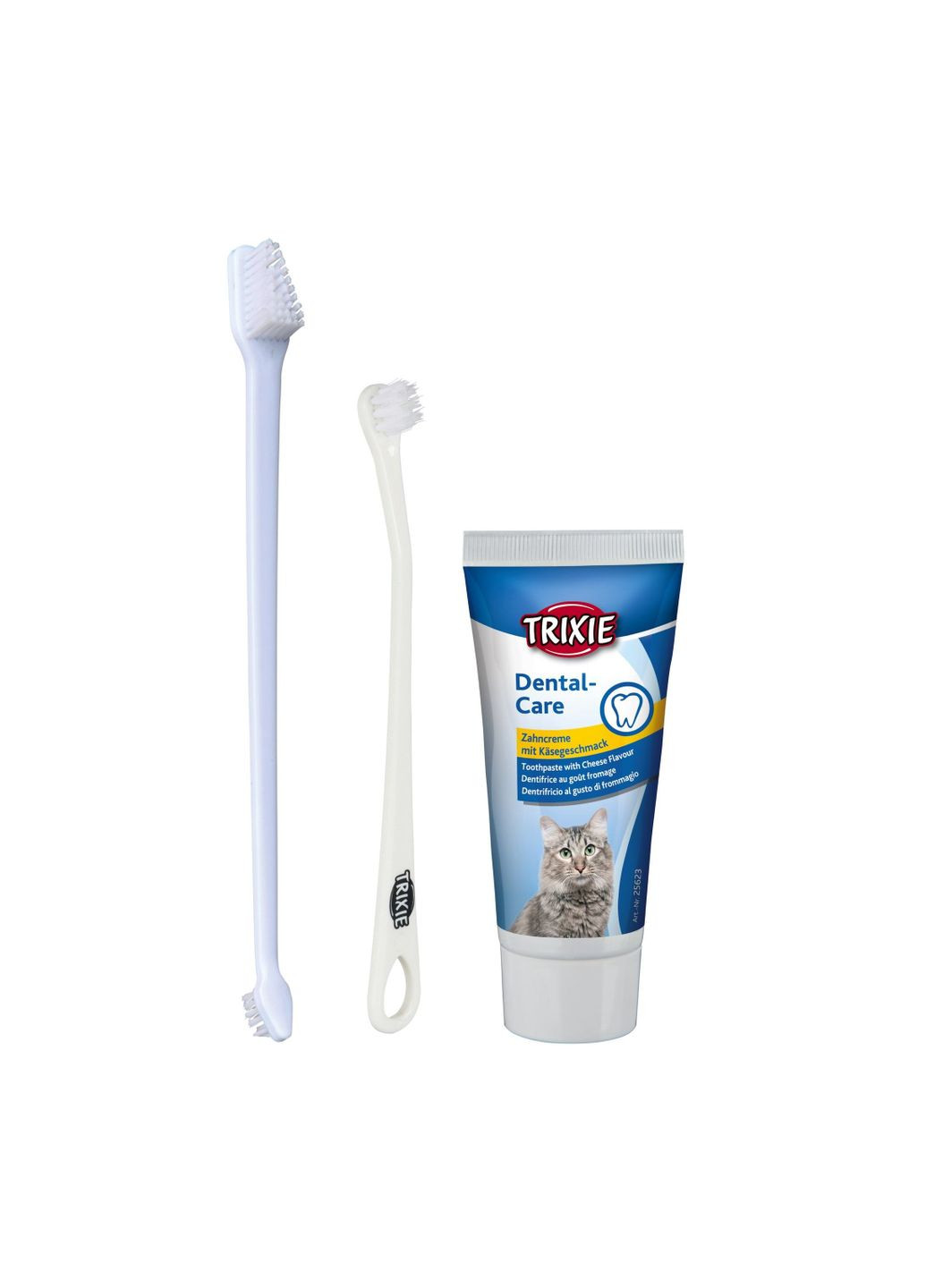 Зубная паста для животныx с щеткой для кошек (4011905256207) Trixie (279562180)