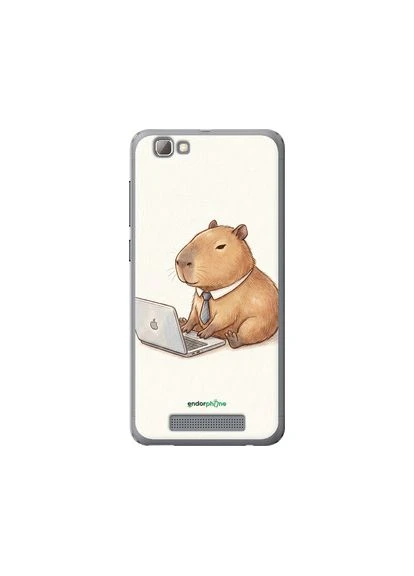 Чехол на ZTE A610 Funny Capybara CEO Working "6777u-433-2448" Endorphone (379907928)
