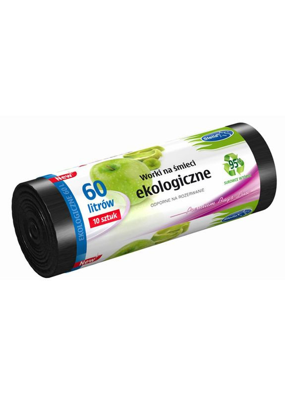 Пакеты для мусора чёрные 60 л (10 шт) Stella (356508756)