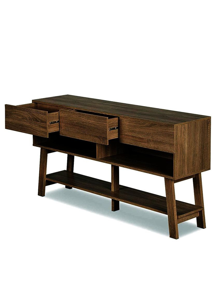 Тумба под телевизор из дерева Амбриш капучино (ТТВ-000409) No Brand (328082065)