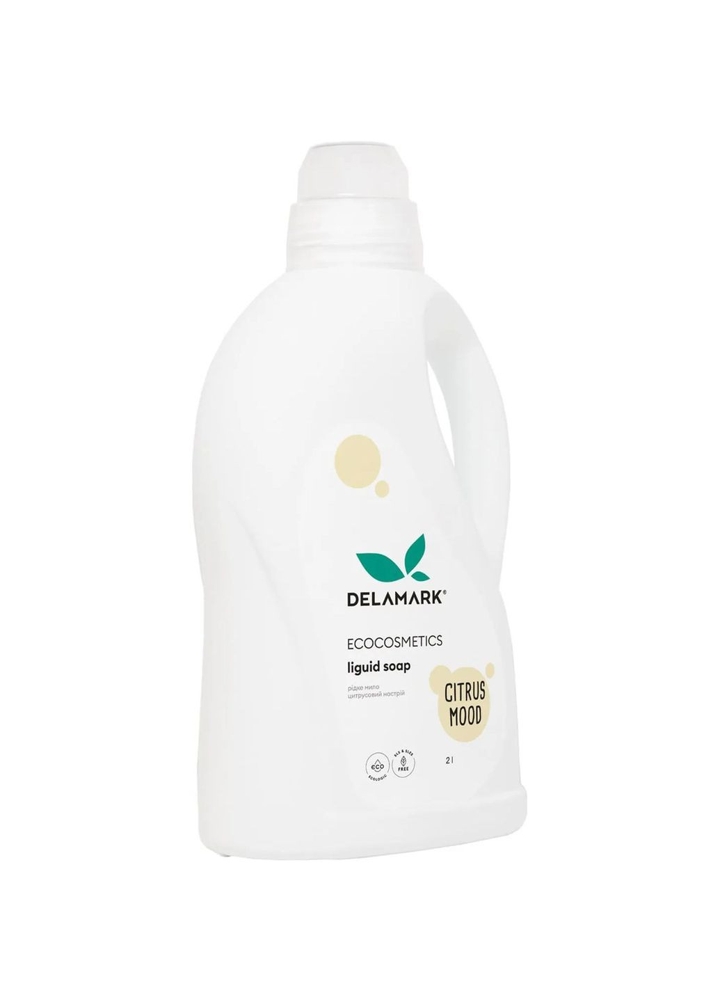 Жидкое мыло Цитрусовое настроение, 2 л DeLaMark 4820152332714 (328402343)