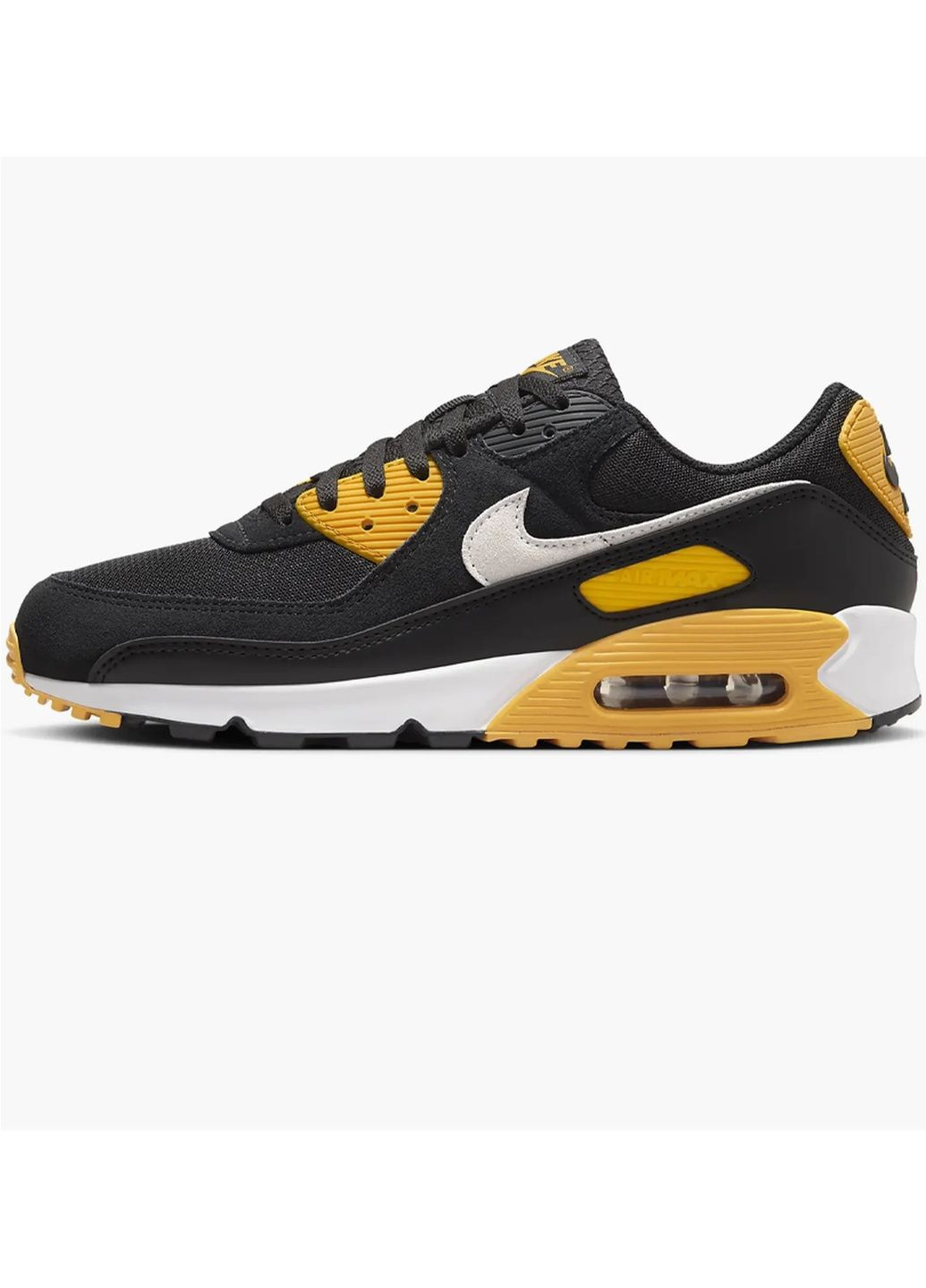 Черные кроссовки мужские air max 90 black fn6958-002 Nike