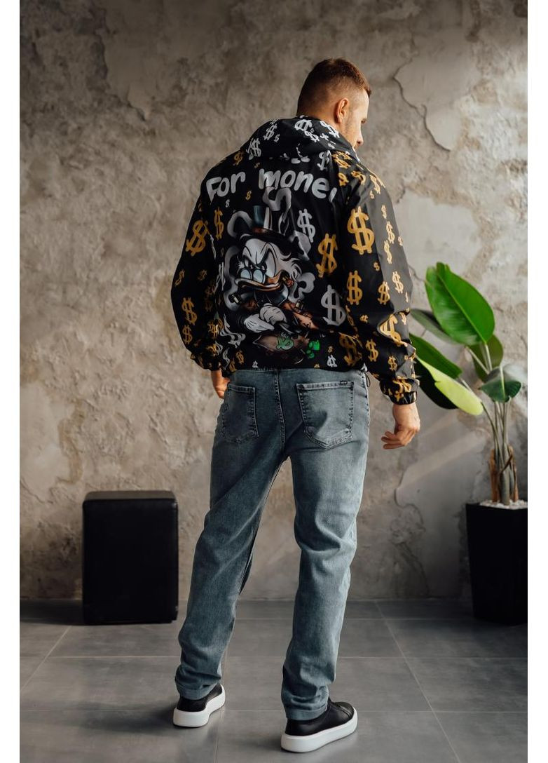 Комбинированная демисезонная анорак мужской на подкладке не утепленный весна за капюшоном мужская одежда No Brand