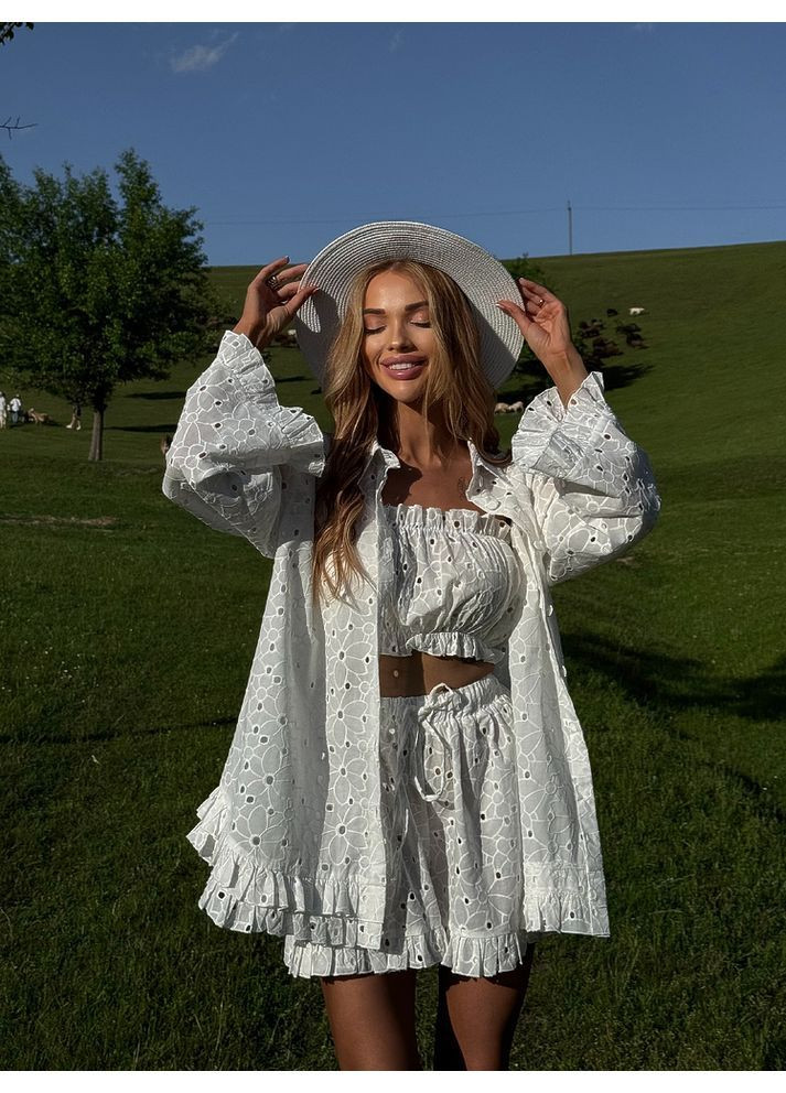 Костюм тройка MALDIVES цвет белый milirud (366291645)