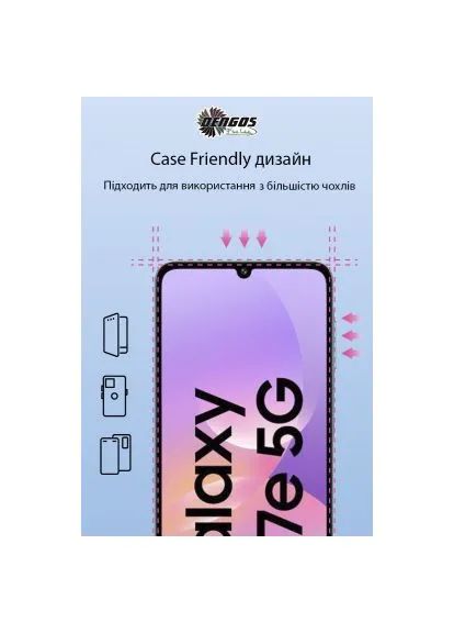 Защитное стекло (TGFG-441) DENGOS Full Glue Samsung Galaxy M17e Black (396256507)