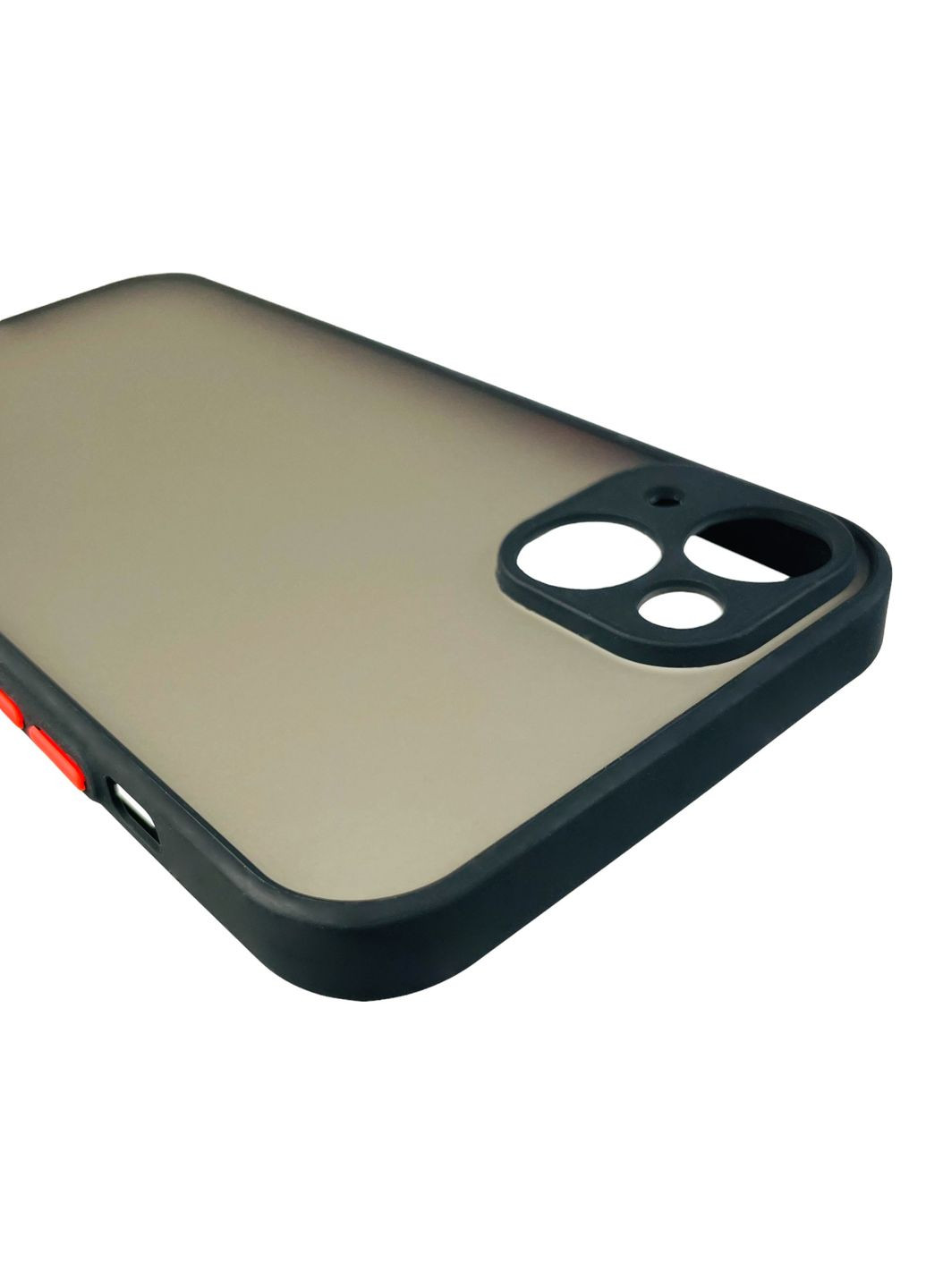 Чохол для iPhone 14 Plus протиударний із високими бортами із захистом камери на айфон 14 плюс чорний Apple (366019603)