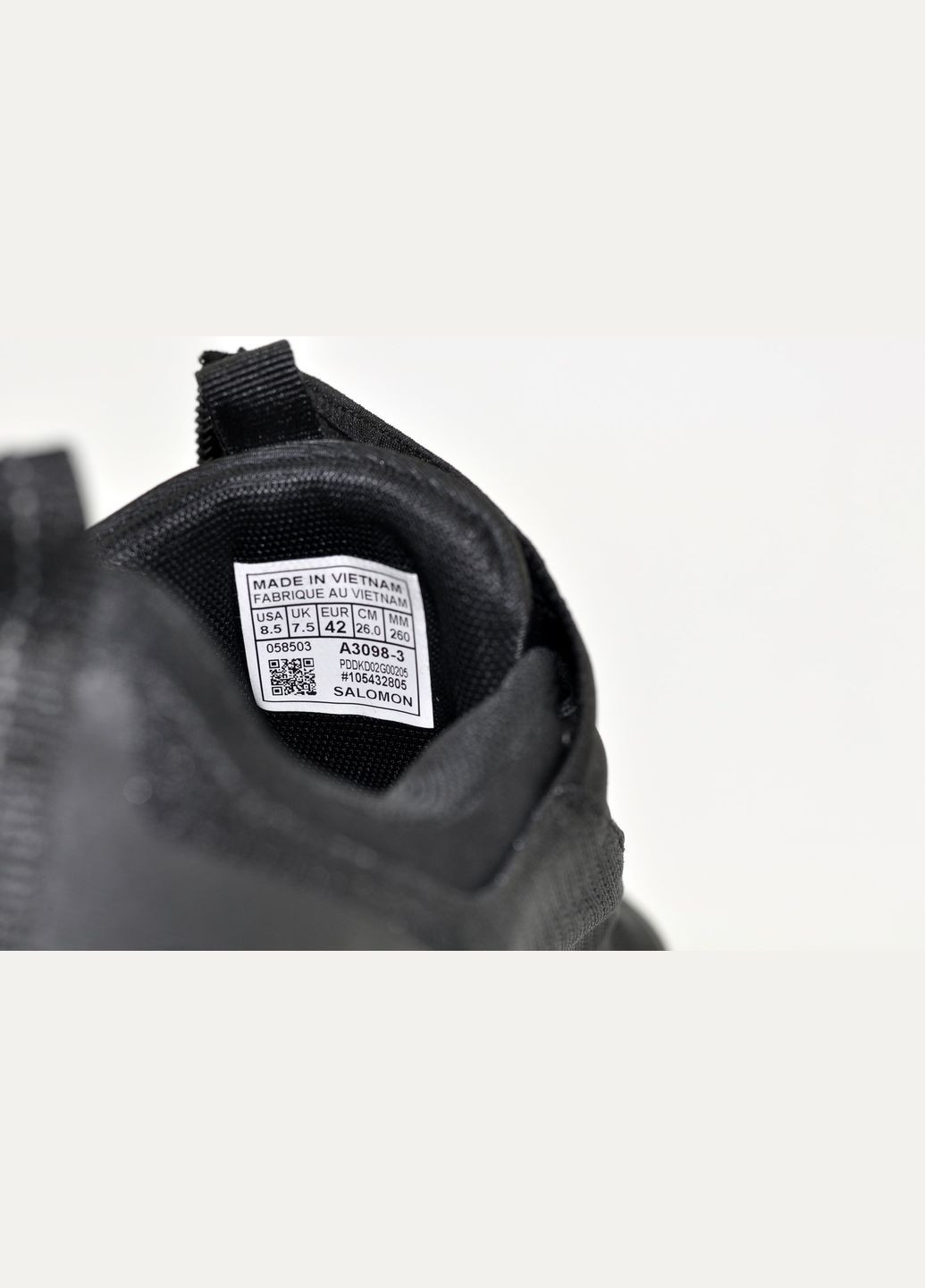 Черно-белые демисезонные кроссовки salomon odyssey genesis No Brand