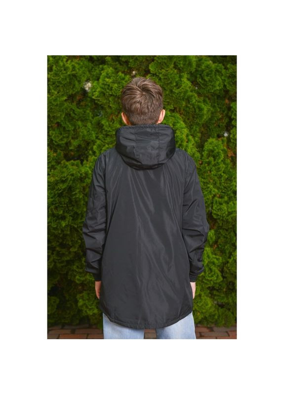 Черная демисезонная ветровка No Brand