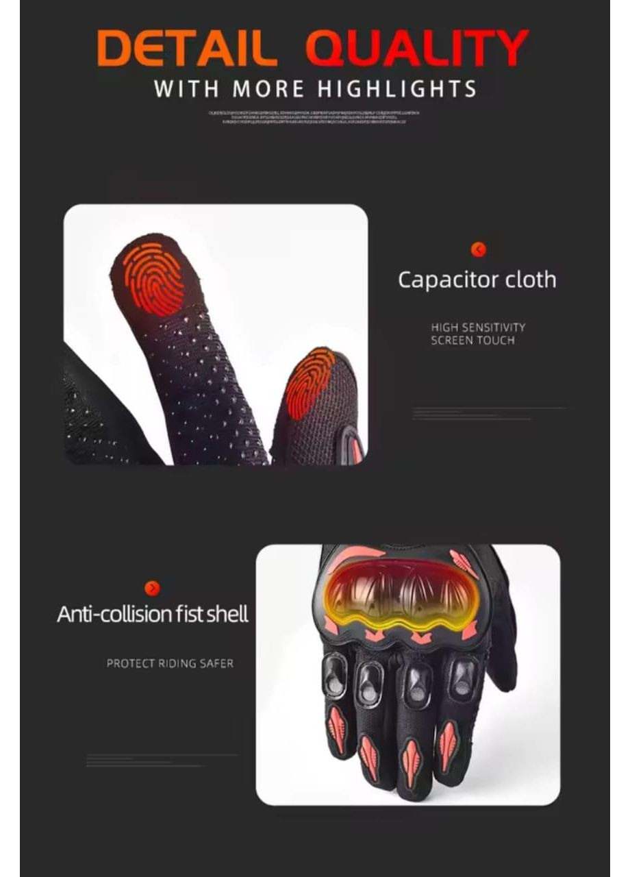 Моторукавиці CELANOVA,мотоциклетні рукавички для байкерів чорні No Brand (370639457)