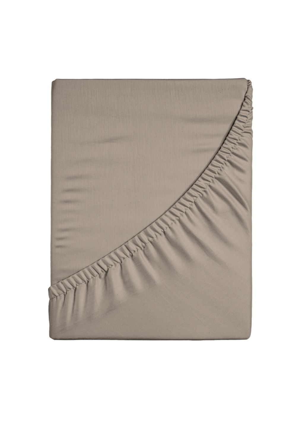 Простирадло “” на резинці - Преміум колір бежевий ЦБ-00277701 Lelit (330274344)