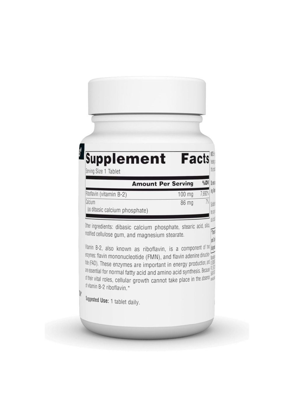 Комплекс вітаміну B-2 Vitamin B-2 100 mg - 100 tabs Source Naturals (364201516)