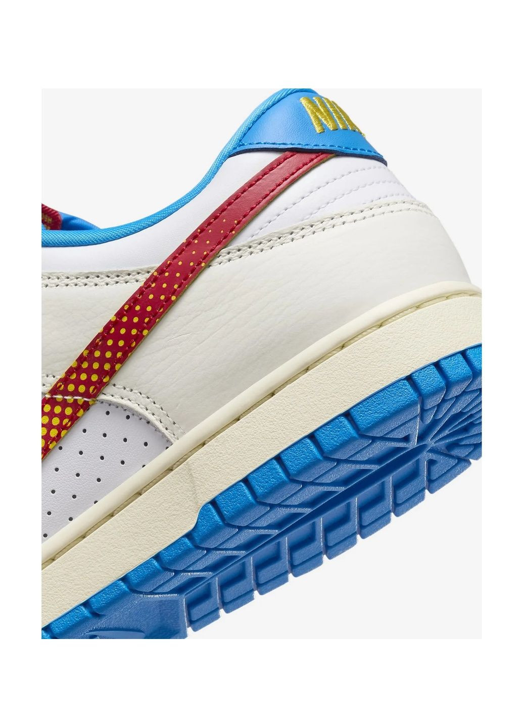 Білі кросівки чоловічі dunk low retro se white Nike