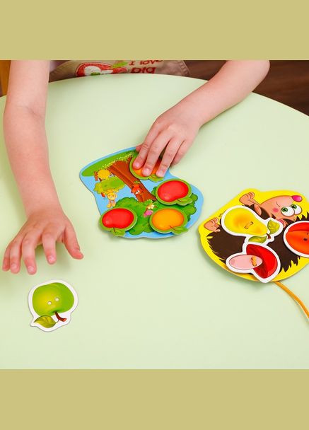 Игра-шнуровка Ёжик в лесу Vladi toys (303469671)