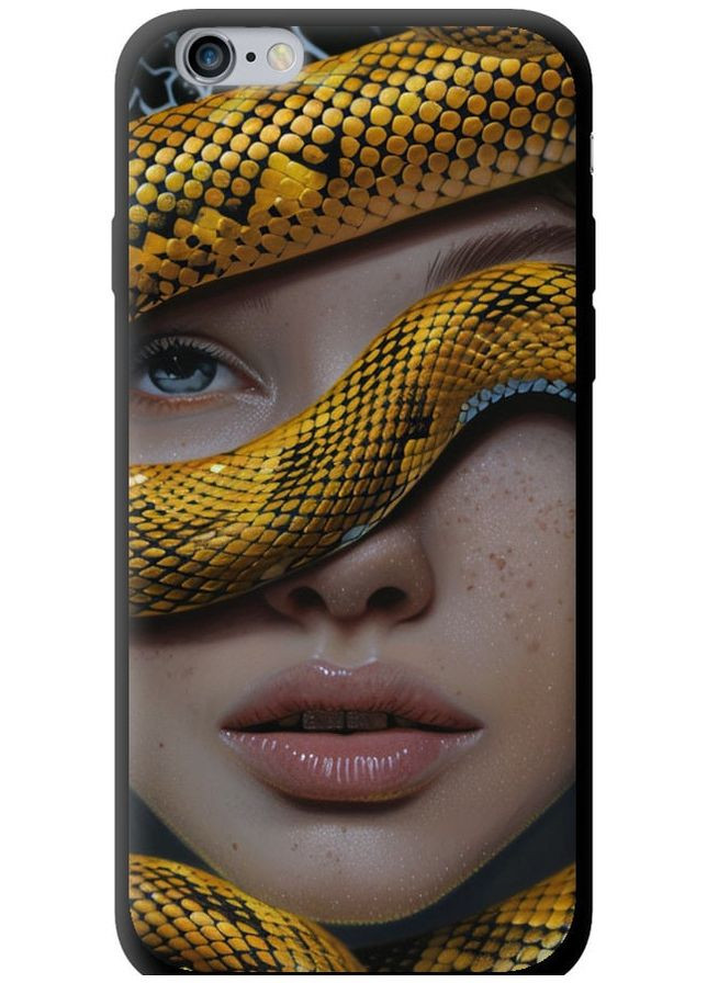 TPU чорний чохол 'Обійми змії' для Endorphone Apple iPhone 6s Plus (289528981)