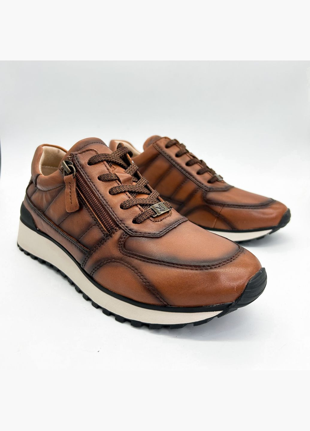 Кроссовки (р) Кожа 0-1-1-9-23701-41 Caprice коричневые (304214712)