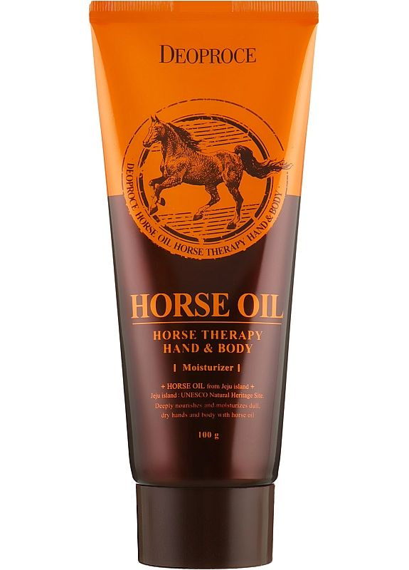 Крем для тіла і рук з конячим жиром Hand & Body Horse Oil 100ml (2-915054) Deoproce (369790709)