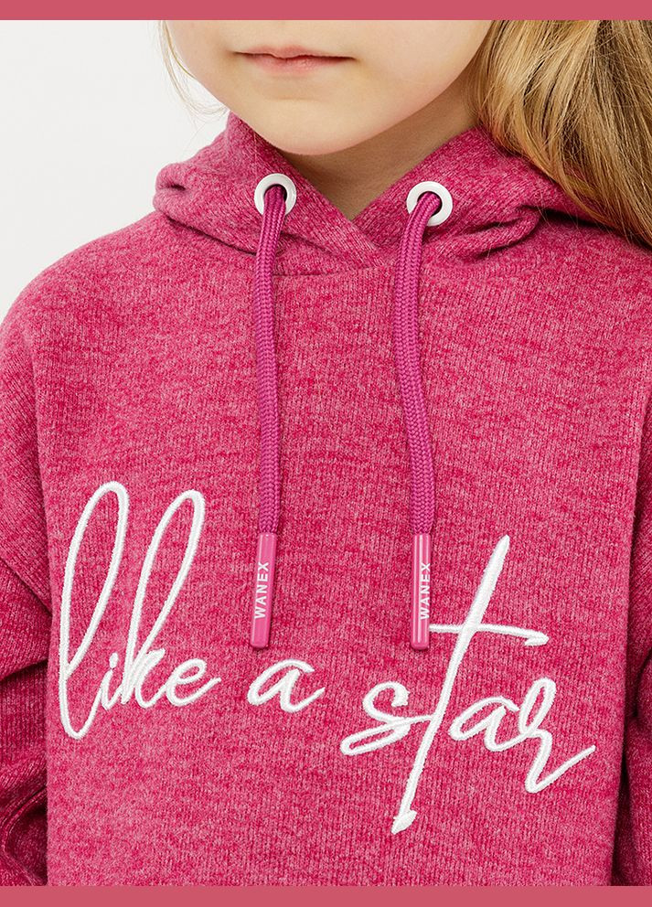 Худі для дівчинки колір малиновий CB-00209724 Wanex (316136553)