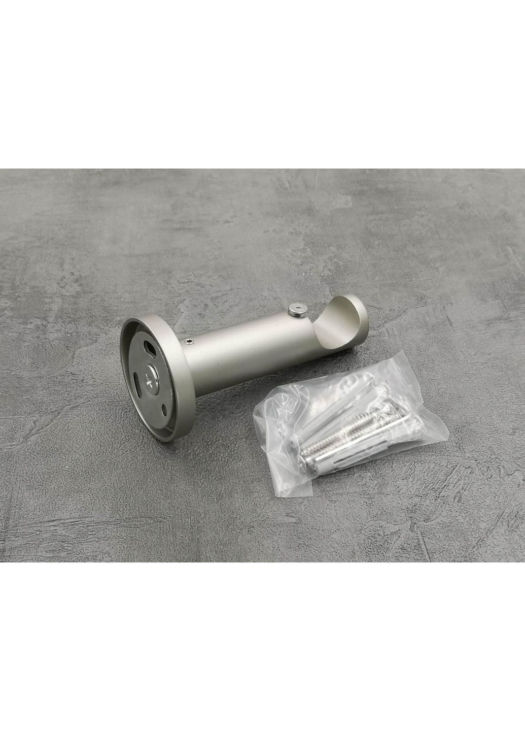 Карниз Дункан гладка штанга одинарний універсальний 25 мм 300 см Сатин Quadrum (352782994)