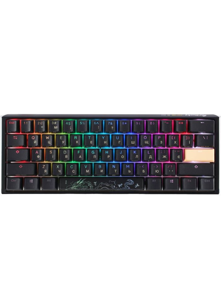 Клавиатура One 3 Mini Cherry MX Red RGB Black (DKON2161ST-RUAPXCLAWSC1) Ducky (323124091)