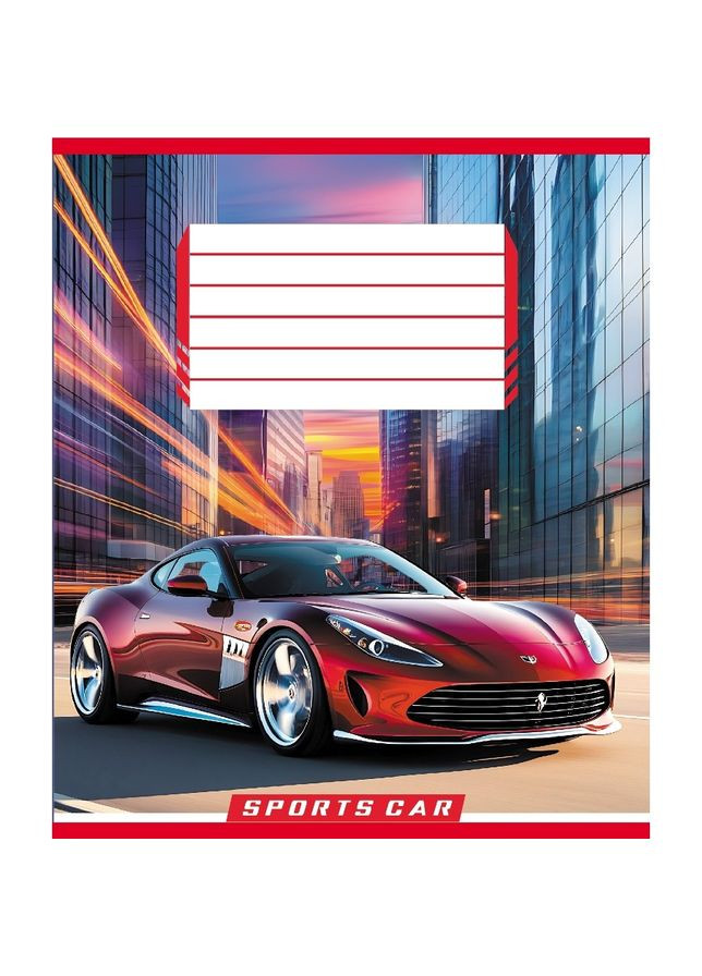 Зошит учнівський "На швидкості світла" 036-570250K-5 в клітинку, 36 аркушів Leader (369170235)