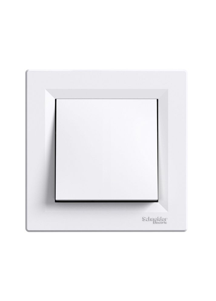 Вимикач одноклавішний Asfora білий ЕРН0100121 Schneider Electric (334846211)