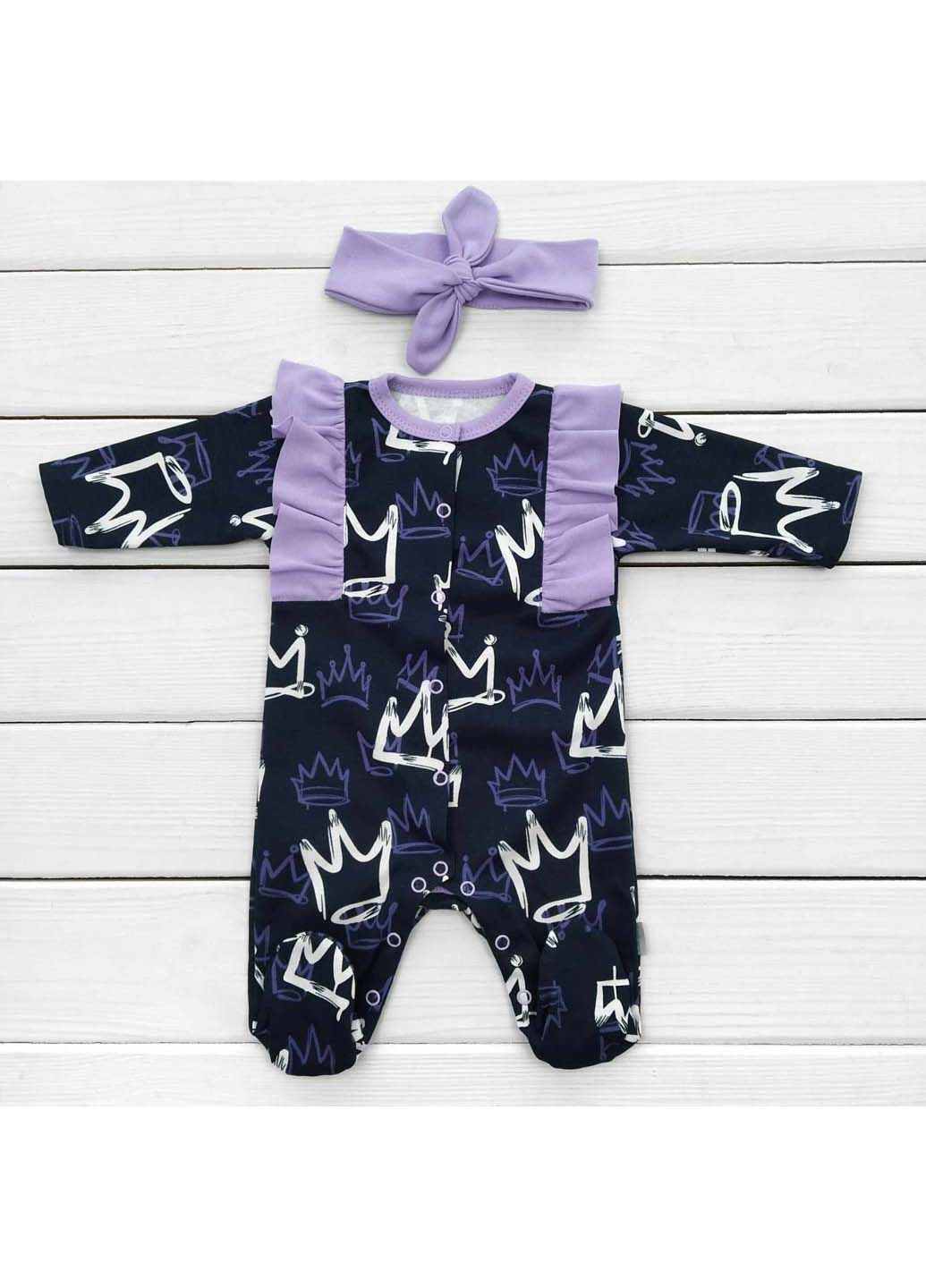 Комбинированный демисезонный человечек с повязкой dexter's