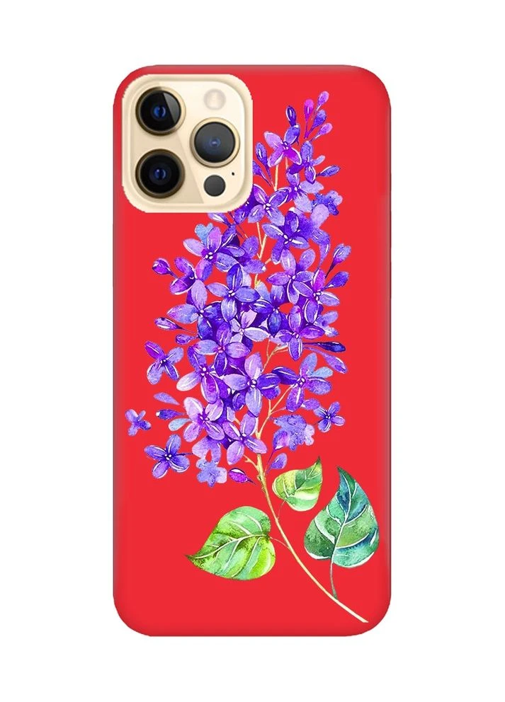 Матовый чехол на iPhone 12 Pro Max:: Веточка сирени (принт 280) Creative (359492949)