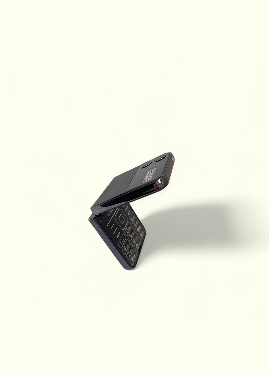 Кнопковий мобільний телефон розкладачка AIEK Flilo 4 на 4 сім карти Black Home (330144162)