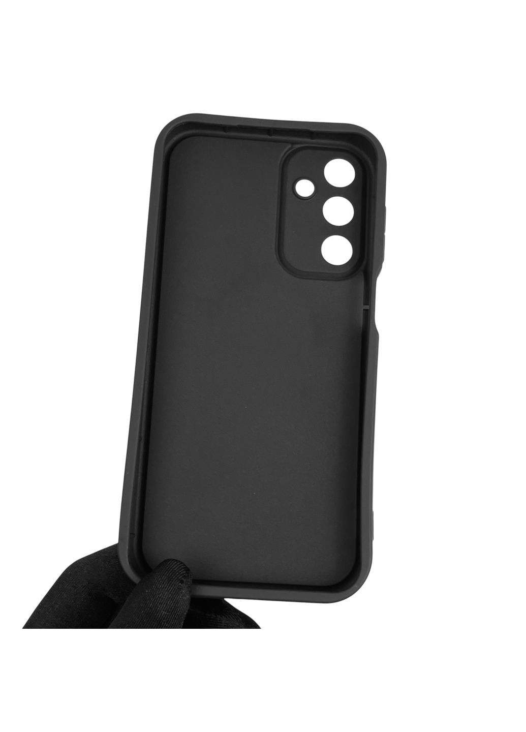 Чехол силиконовый Soft Touch с 3D принтом для Galaxy M15 5G черный (Полная защита камеры) Samsung (371652812)