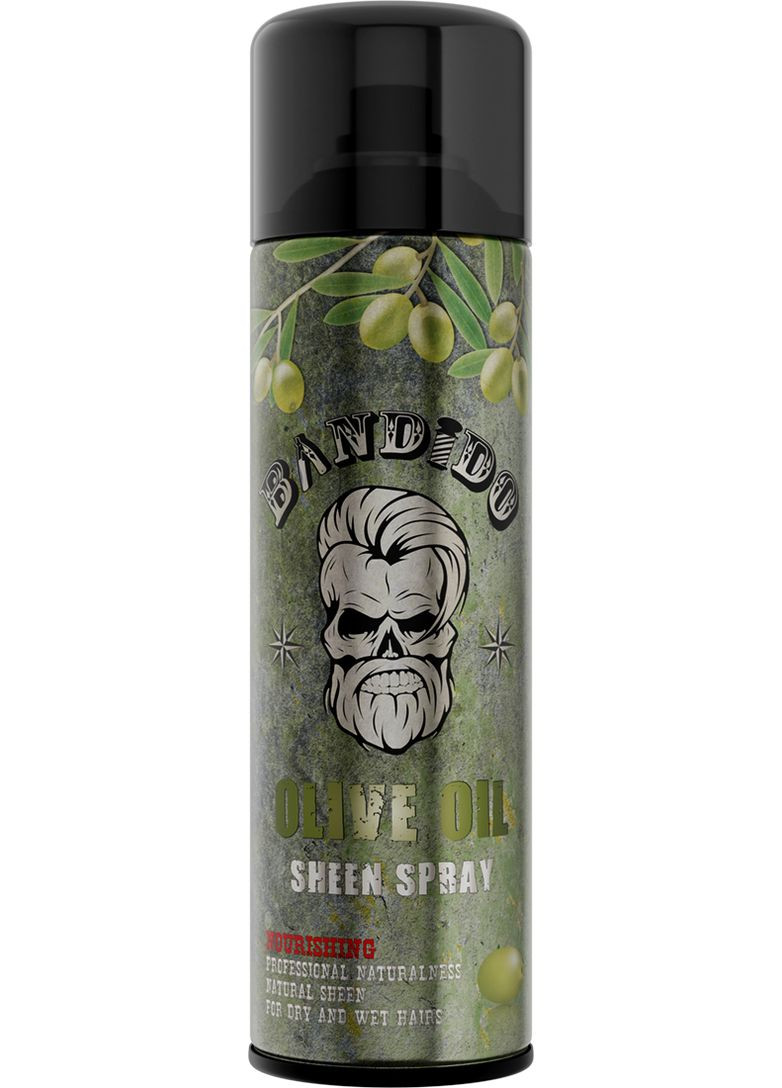 Спрей для волос с оливковым маслом Sheen Spray Olive Oil Nourishing, 500 мл Bandido (352186702)