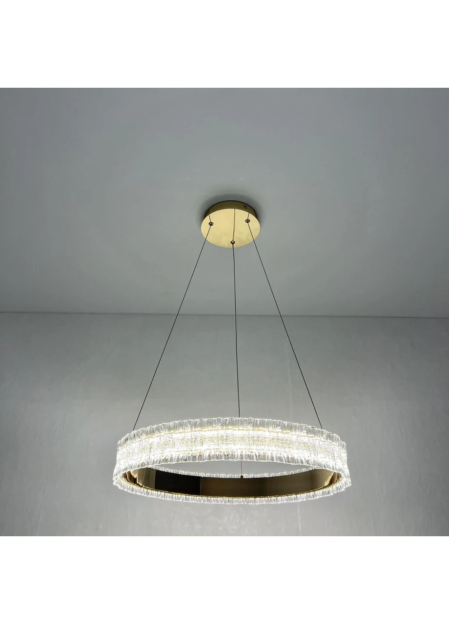 Люстра світлодіодна підвісна ERIKA 65W R485 GOLD / LED світильник (з пультом) Luminaria (397818379)