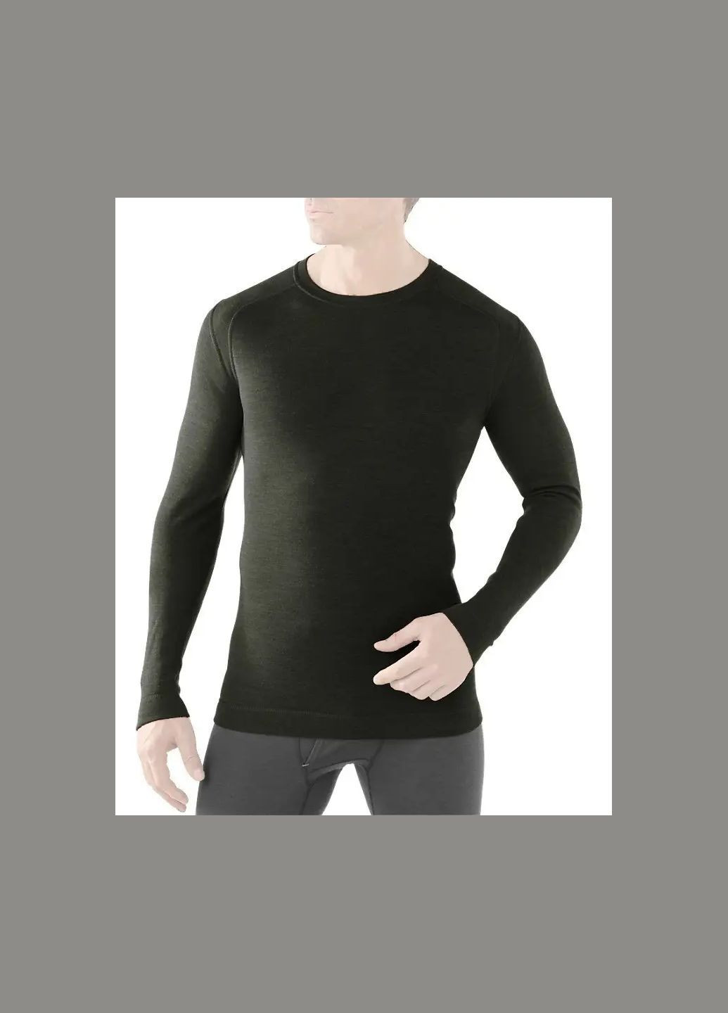 Термокофта NTS Mid 250 Crew Olive Smartwool (317659699)