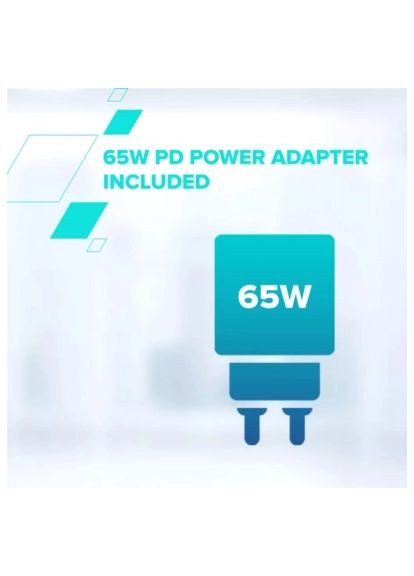 Зарядний пристрій 4-in-1 wireless charging stand 30W + charger 65W + cable 1.0m white (CNS-WCS405W) Canyon 4-in-1 wireless charging stand 30W + charger 65W + (370014440)