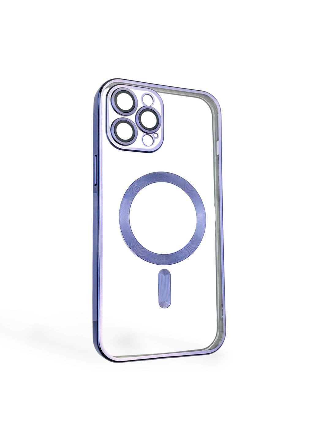 Чохол для iPhone 12 Pro Max з лінзами на камері з MagSafe на айфон 12 про макс бузковий Apple (366389052)