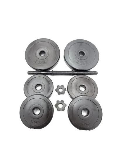 Гантель сборочный композитный в пластиковой оболочке Rock pro 11 кг NE-PL-G-011 Newt (356108003)