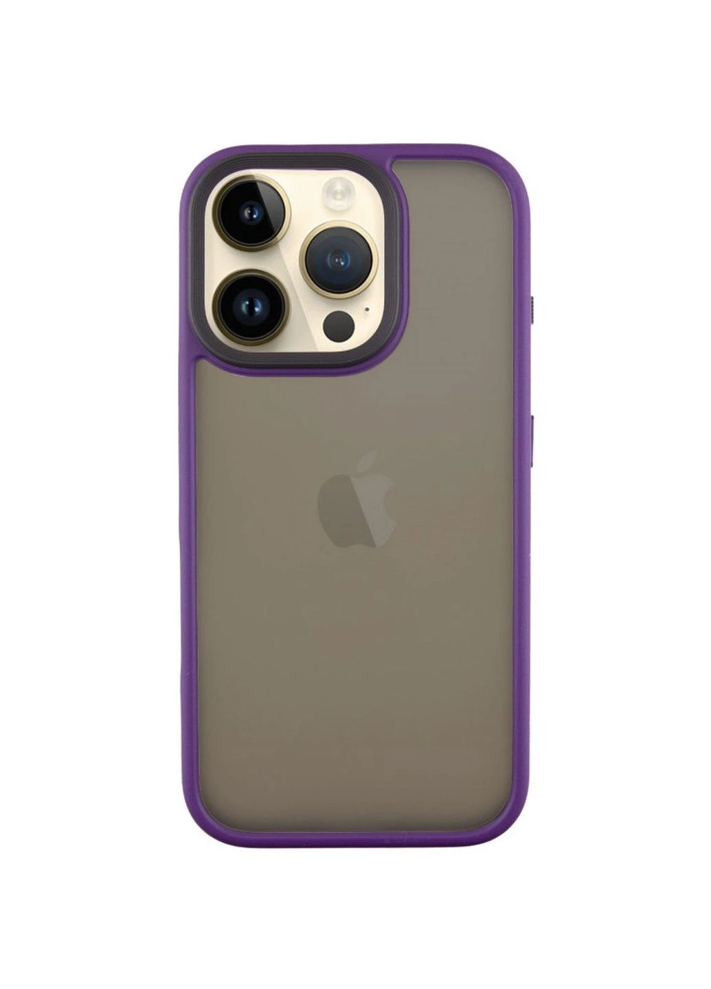 TPU+PC чохол Metal Buttons для Apple iPhone 16 Pro (6.3") Чорний No Brand (382771269)