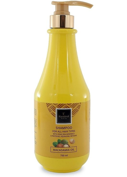 Шампунь для всех типов волос с маслом макадамии Macadamia Oil Shampoo 750ml (1294401-196060) Famirel (368631752)