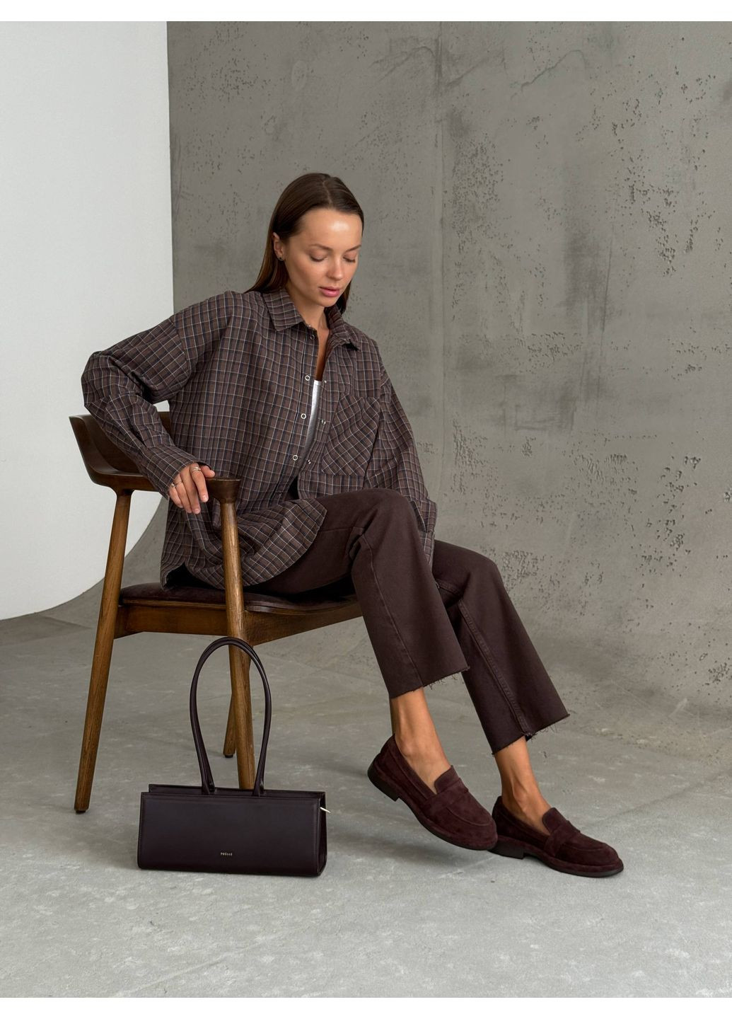 No Brand Лоферы женские NikArt 11698 (шоколадная, натуральная замша, Украина) коричневый з, — (356455383)